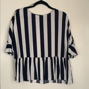 ZARA Peplum Top